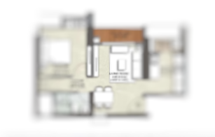 Dosti Realty Thane 1BHK Plan