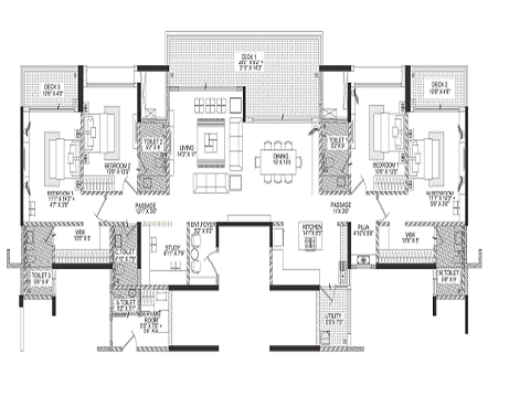 Dosti Wadala 4BHK Plan
